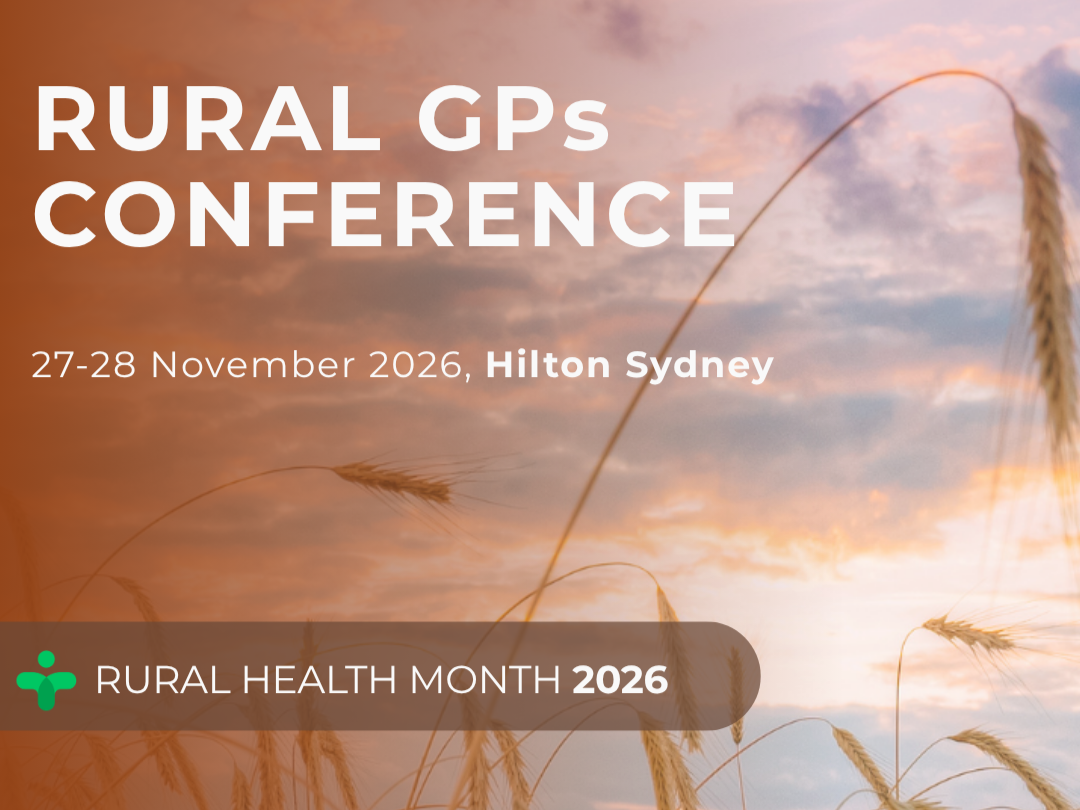 Rural Doctors Network and the Rural Doctors’ Association of NSW invite you to join us for the Rural GPs Conference on Friday 27 – Saturday 28 November at Hilton Sydney.