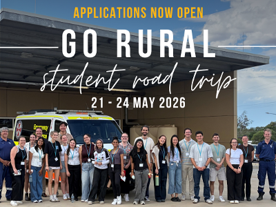 Applications are now open for the second Go Rural Road Trip for 2026!