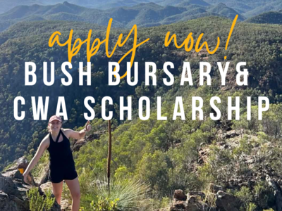 Applications for Rural Doctors Network Bush Bursary and Country Women’s Association (CWA) Scholarships are now open.