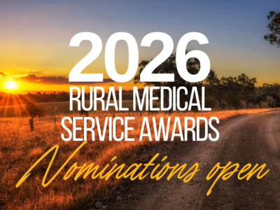 In November 2026, the Rural Medical Service Awards will once again honour General Practitioners who have provided 35 yea...